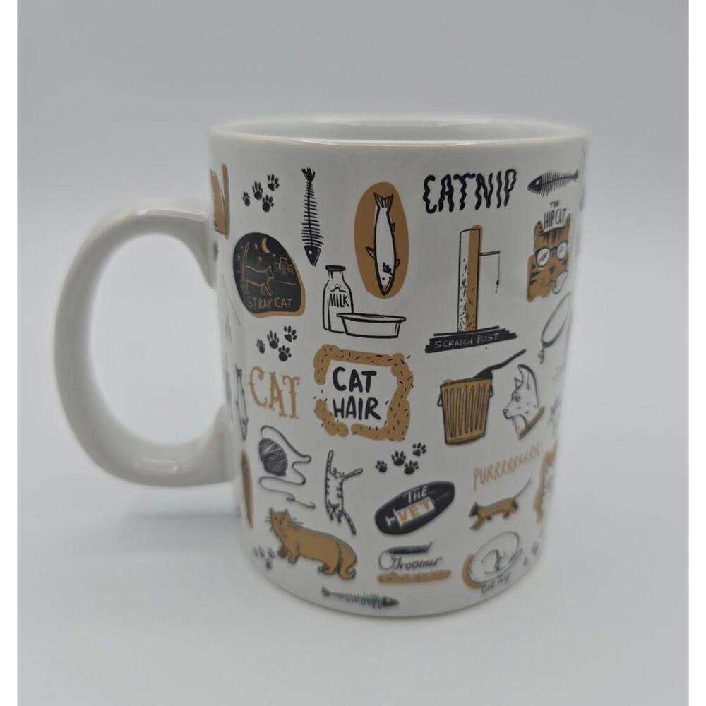 Primitives by Kathy Cute Cat-Themed Ceramic Coffee Mug